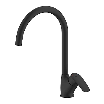 Смеситель д/кухни черный мат. Rora Milardo RORBL0JM05