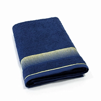 Полотенце Гармония АРТ Дизайн 40*70 темно-синий  ПМГ-40.70У
