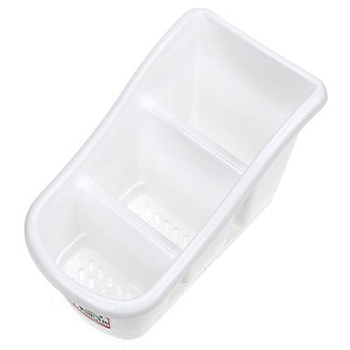 Подставка пл д/стол приб 3секц 11х20х14см бел 14003