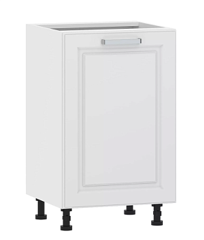 Тумба кухонная со столеш. 100.01 500 "Вокс" Меренга, Белый 1 дверь 100.01 500