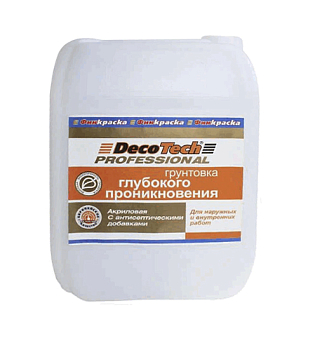 Грунтовка Deco Tech глубокого проникновения 10кг