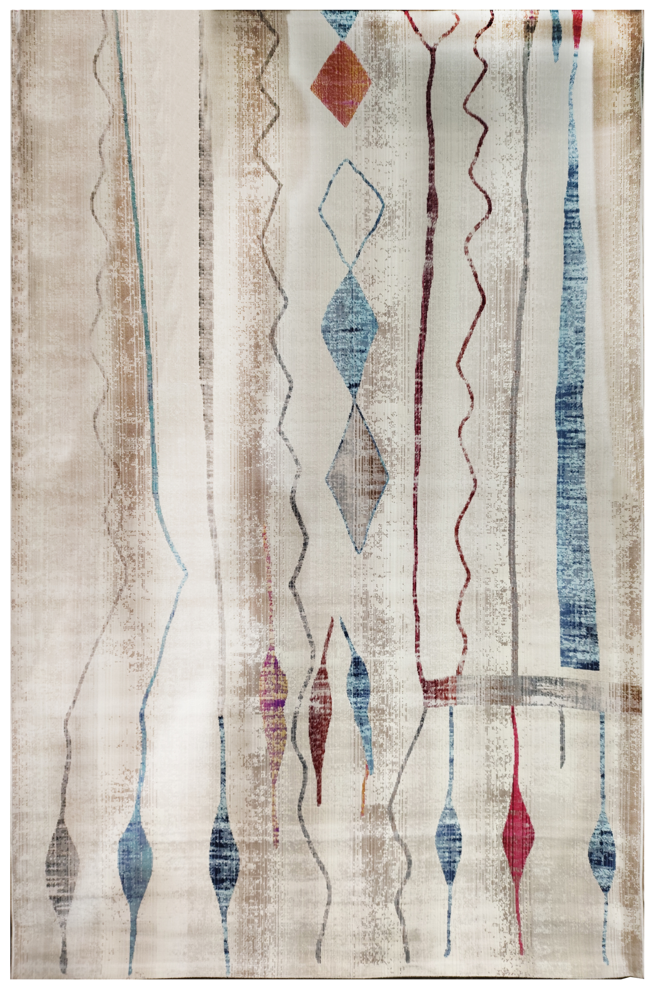 Ковер MAVRIKA 2*3  7431B CREAM/TEAL