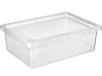 Ящик для хранения "Palm" 26л, 550*396*172мм (бесцветный)