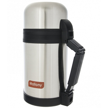 Термос Mallony SF-1000A, 1,0 л, нерж.сталь, широкое горло