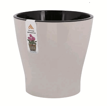 Горшок цв. "Лея" 3,6л двойной (бежевый)