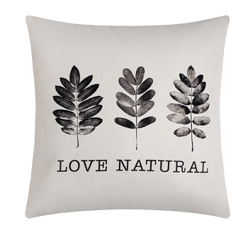 Наволочка декоративная ЭТЕЛЬ Natural print (вид 1), 40*40см, 100% хлопок 9308520