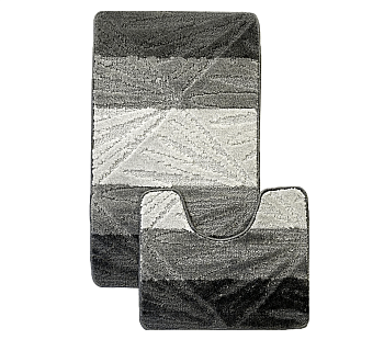 Комплект ковриков Dekorelle Bravo 50*80/50*40 BrMk08-3 графит