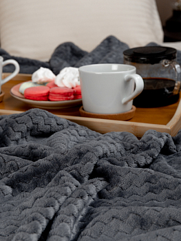 Плед Texrepublic TF FNJ DKGY3 042/1520 s-змейка NC