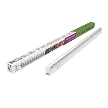 Светильник GAUSS Fito для растений 8W 220LM 175-265V IP 561*25*37мм, фиолет. спектр