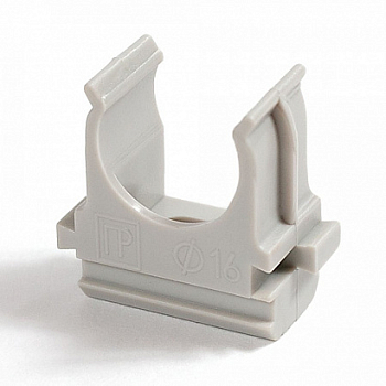 Крепеж-клипса д.16 мм серая АЭ (100/3500)