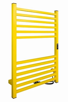 **Полотенцесушитель Attic (electro) 80/50 (таймер,скр.монтаж, унив.подкл.R/L, Italic Yellow) INDIGO