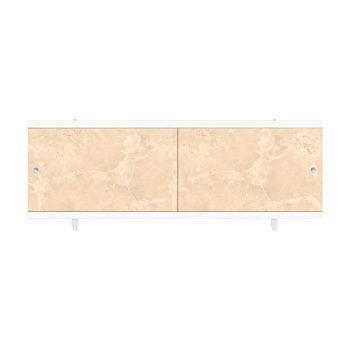 Экран под ванну 1,50 2-дв. Песочный пластик (Метакам) 004532-кварт