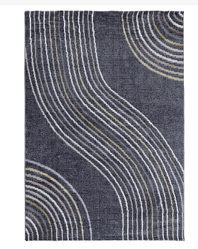 Ковер DARIA 1.2*1.7 L439A NAVY/WHITE