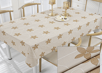 Клеенка ПВХ на тканевой основе Dekorelle Eleganta 006, разм. 1,4*20м 