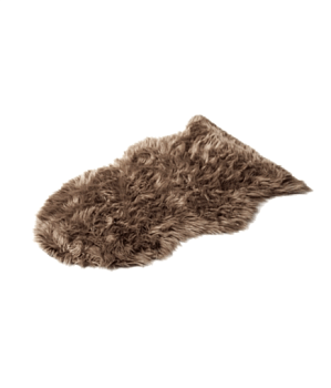 Шкура овечья 90*55 коричневая искусств. VORTEX