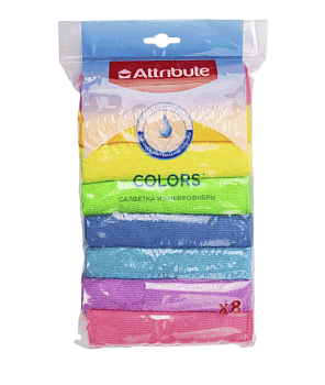 Салфетка Multi Colors из микрофибры 8шт
