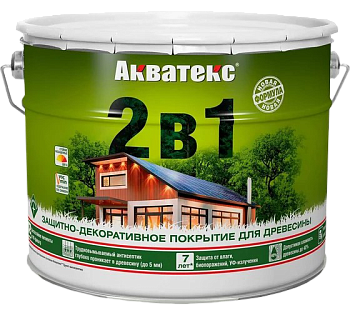 Покрытие текстур "Акватекс" 2в1 9л палисандр