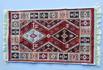 Коврик Kilim GOLD из хлопка 60*90 крем-коричневый 70439