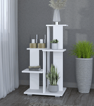 Подставка для цветов №1 500*500*852 Белый 9913555