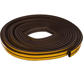 Уплотнитель д/окон D-пр. (рез) на кл.осн.кор. 10м