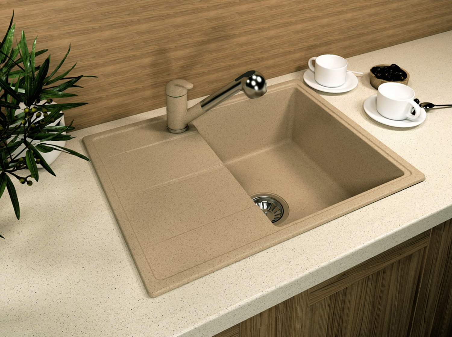 Широкий ассортимент моек из композитных материалов