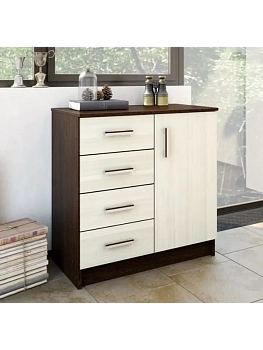 Комод К800 1Д Венге/лоредо ЭРА