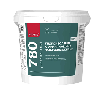 Гидроизоляция с армир. фиброволок. д/влаж. и мокрых помещений Неомид   1,3 кг