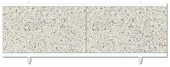 Экран под ванну 1,70 Ультралегкий Кварц коричн. пластик. рама (Метакам)