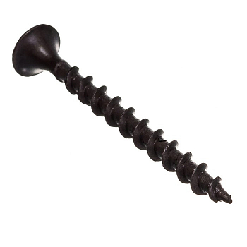 Саморез по металлу, черный, (ГМ) 3,5*45 (500шт) контейнер