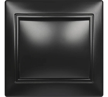 Выключатель 1-клавишный 10А черный, "Венера" SBE-01b-10-SW1-0-c