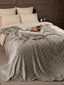 Плед Texrepublic TF FNE BE-GY3 006/1520 c-клетка NC