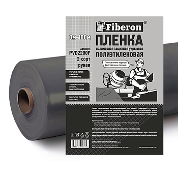 Пленка полиэтиленовая 1,5м 200 мкм рукав 2 сорт техническая Fiberon PVD2200F 