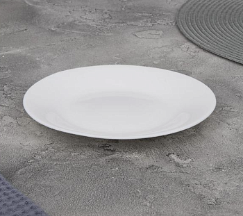 Тарелка десертная Classica 17,6 см опаловое стекло/белая 110679