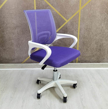 Кресло офисное BM-520M фиолетовый/белый (Shuke)