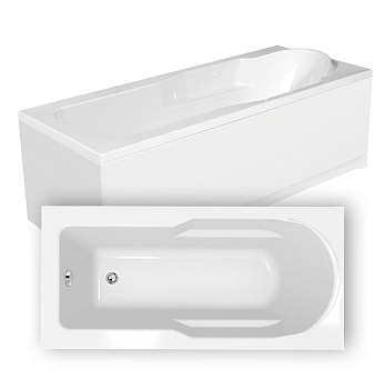 Ванна SANTANA 170*70 акриловая прямоуг. ультра бел.+ Монт.компл.
