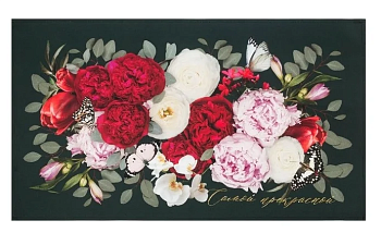 Полотенце ЭТЕЛЬ Flowers  40*73 см 100% хл. саржа   4645845