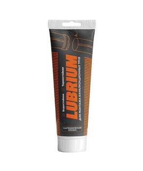 Смазка сантехническая LUBRIUM, тюбик 50 гр, с еврослотом