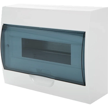 Щит ИЭК ЩРН-П-12 навесной 12 модулей белый IP40