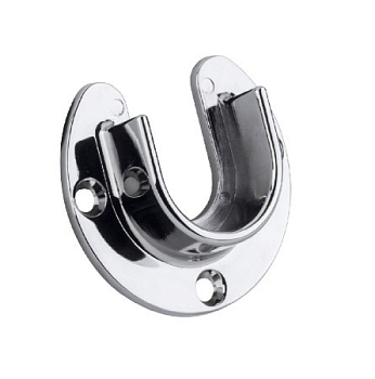 Штангодержатель д=25 фланец открытый 01А.02.046 хром