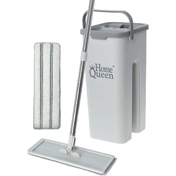 Швабра плоская с ведром д/отжима Compact 2.0, Home Queen 75648 