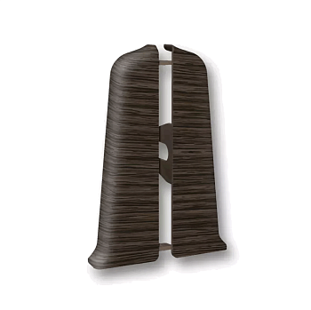 Заглушки торцевые д/плинтуса Деконика 70мм Венге 301