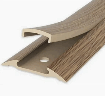 Порог с монтажным каналом 36мм 1,6 Дуб темный 217