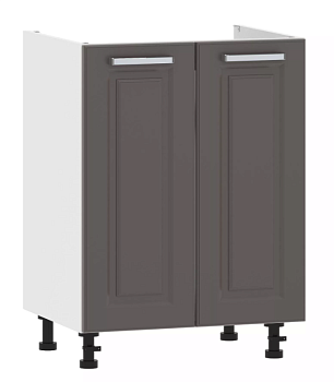 Тумба под мойку 100.04 600 "Вокс" Софт графит, Белый 100.04 600 