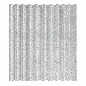 Штора для ванной с принтом "lines" нов, 180*180см 77021