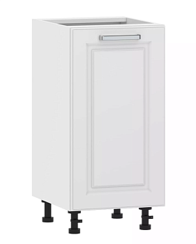Тумба кухонная со столеш. 100.01 400 "Вокс" Меренга, Белый 1 дверь 100.01 400