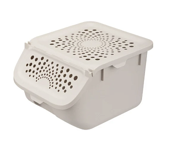 Контейнер для овощей 7,8л 275*240*175мм светло-беж. пластик Phibo 434293034