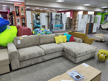 Диван Дискавери с/м с оттоманкой прав. (Sher beige)