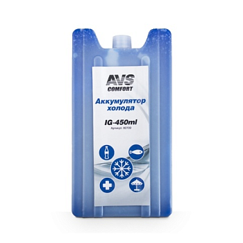Аккумулятор холода AVS (80709) IG-450ml (пластик)