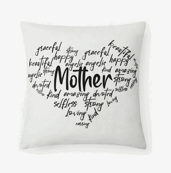 Чехол на подушку ЭТЕЛЬ Mother 45*45см, 100% полиэстер 10511319