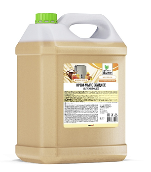 Крем-мыло жидкое "Soapy" молоко и мёд увлажняющее 5 л. Clean&Green CG8152